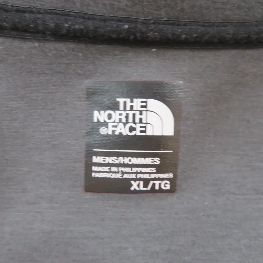 The North Face Mens Fleece Jacket Gray Zip Up Sz XL